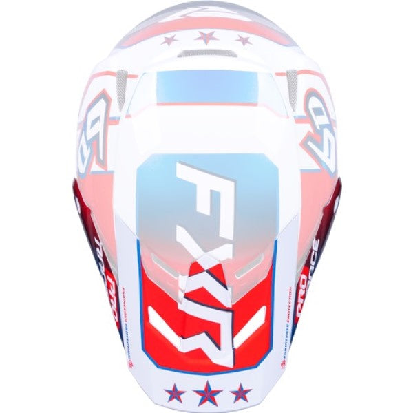 Palette de Motocross ATR-3 Rouge Blanc