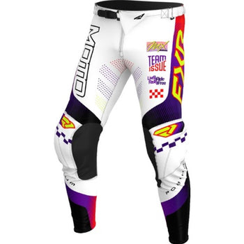 Pantalon de Motocross Podium Junior Blanc bleu