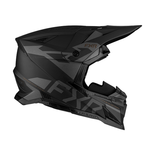 Casque de Snowcross Helium Alpha/FXR/ noir ops, coté droit