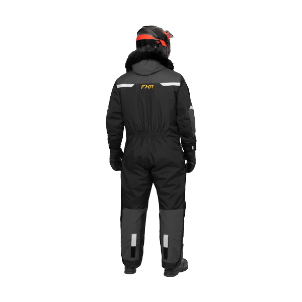 Ensemble de Motoneige Svalbard Fast/FXR/Noir gris, de dos