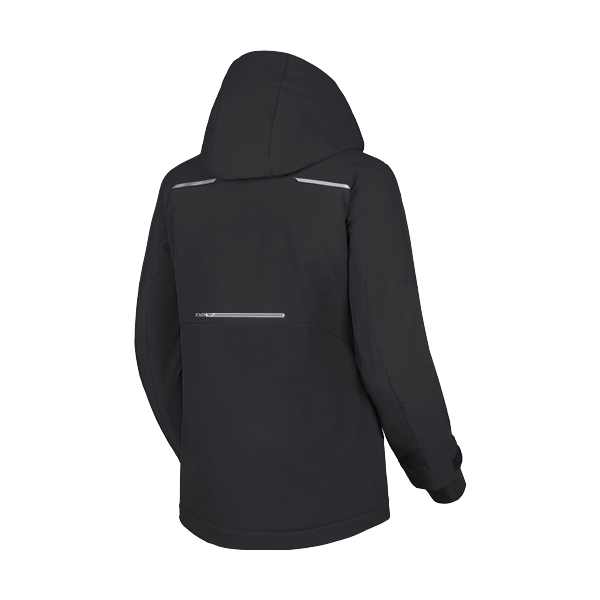 Manteau de Motoneige Aerial Femme/FXR/noir, de dos