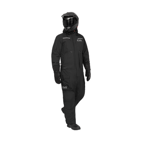Ensemble de Motoneige Evolution/FXR/Noir, de face
