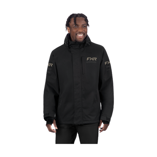 Manteau de Motoneige Ascend/FXR/noir, carbone, de face