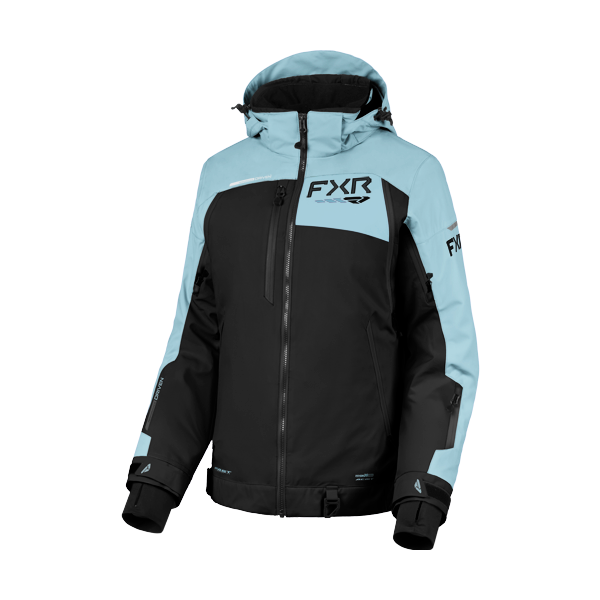 Manteau de Motoneige Velocity R-FX Femme Bleu/noir, de face