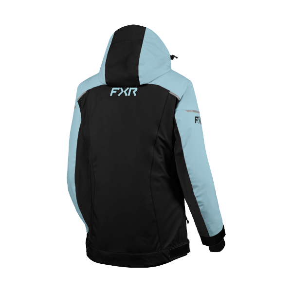 Manteau de Motoneige Velocity R-FX Femme Bleu/noir, de dos