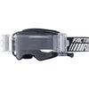 Lunette de Motocross Factory Ride Roll-Off Noir, de face