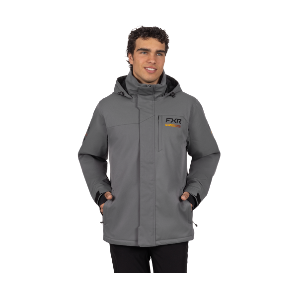 Manteau de Motoneige Ascend/FXR/graphite, de face