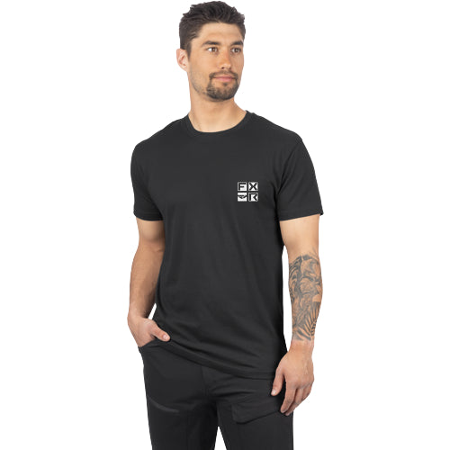 T-Shirt Brandable Premium Noir, de face