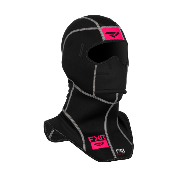 Cagoule Cold-Stop Anti-Fog FXR /noir, rouge, de face