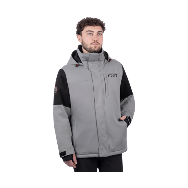 Manteau de Motoneige Ascend/FXR/gris, de face