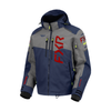 Manteau Helium X 2-in-1  bleu, rouge, de face