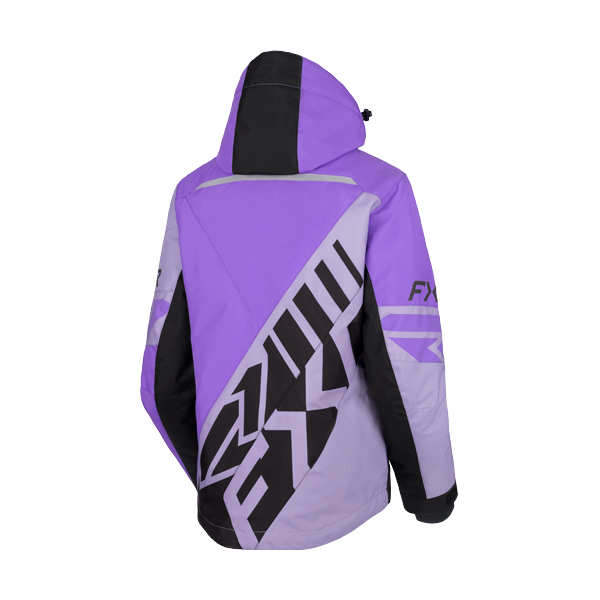 Manteau de Motoneige Cold Cross CX Fast Femme/FXR/ mauve, noir, de dos