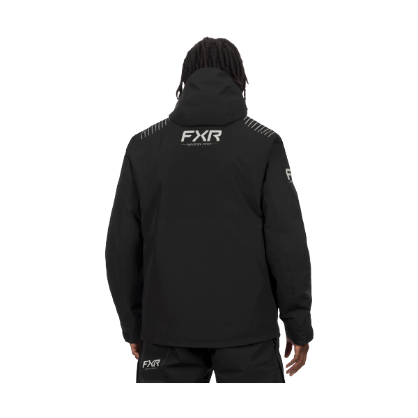 Manteau Isolé Vapor Pro /FXR/noir , de dos