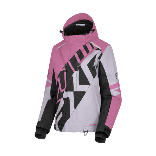 Manteau de Motoneige Cold Cross CX Fast Femme/FXR/ rose, noir, de face