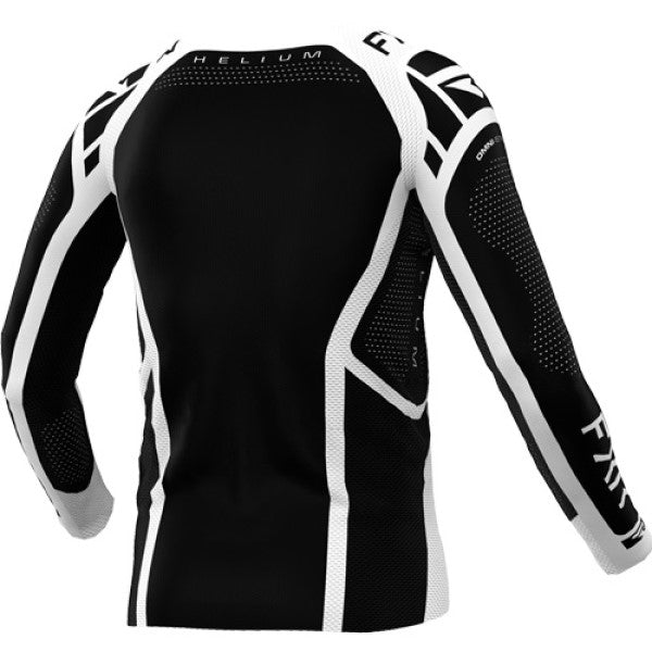 Chandail de Motocross Helium 25.7 Noir/Blanc de dos