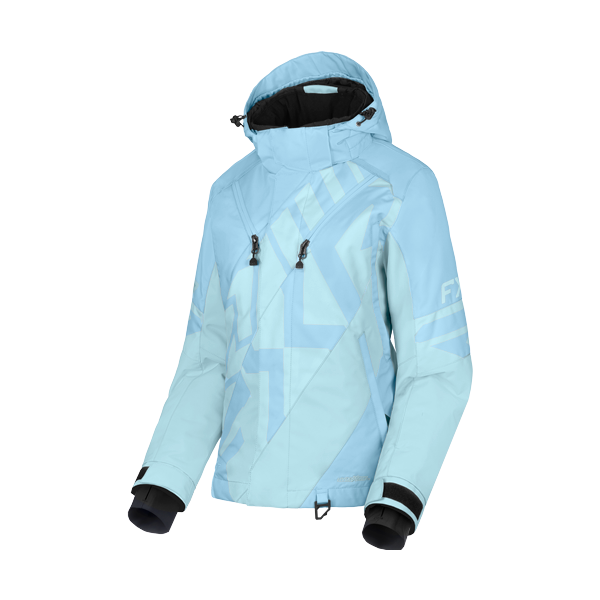 Manteau de Motoneige Cold Cross CX Fast Femme/FXR/ bleu, de face