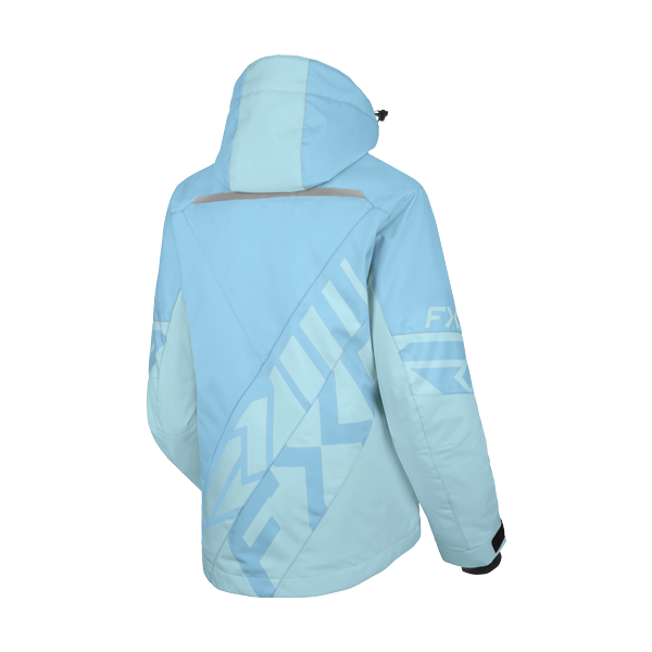 Manteau de Motoneige Cold Cross CX Fast Femme/FXR/ bleu, de dos