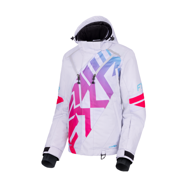 Manteau de Motoneige Cold Cross CX Fast Femme/FXR/ bleu, mauve, de face