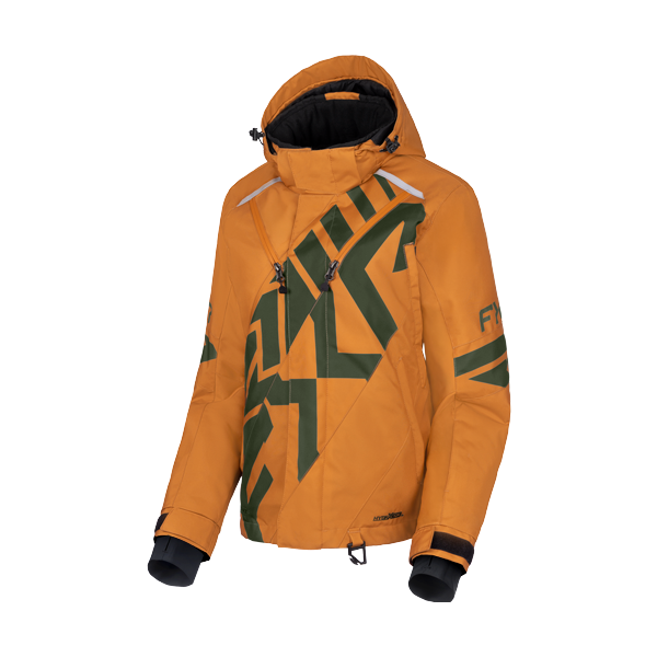 Manteau de Motoneige Cold Cross CX Fast Femme/FXR/ brun, de face