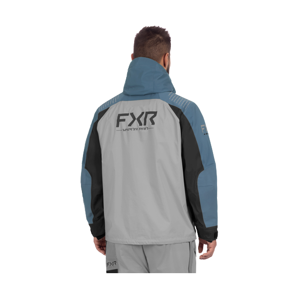 Manteau Vapor Pro Tri-Laminate/FXR/bleu clair,  de dos