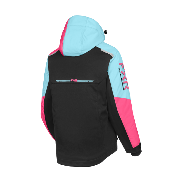 Manteau de Motoneige Fresh Femme 27/FXR/noir, rose, bleu, de dos