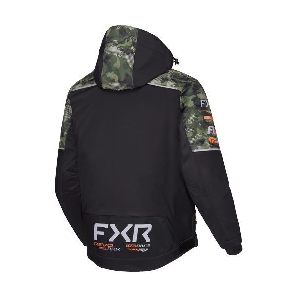 Manteau de Motoneige Revo RRX 2-in-1/FXR/ Noir camo, de dos
