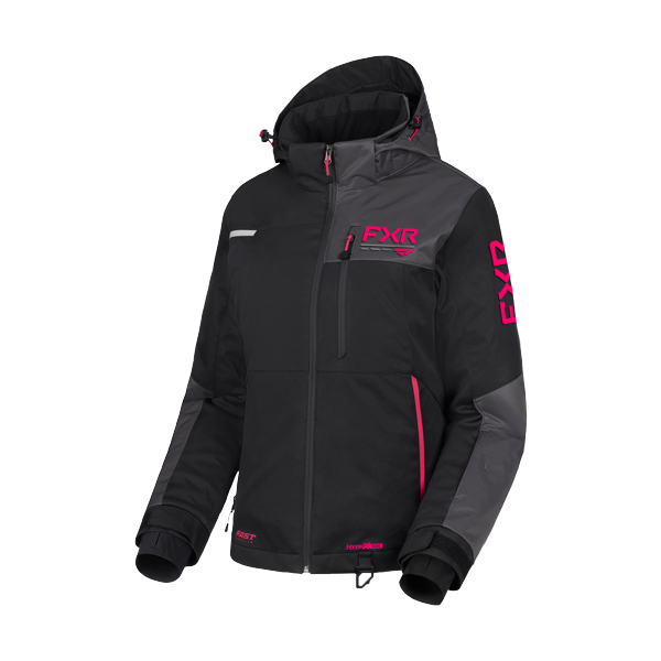 Manteau de Motoneige Fresh Femme 27/FXR/noir, gris, rouge, de face