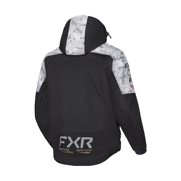 Manteau de Motoneige Revo RRX 2-in-1/FXR/ Noir blanc, de dos