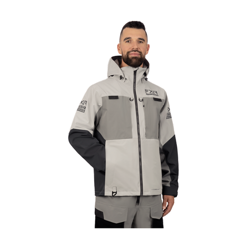Manteau Vapor Pro Tri-Laminate/FXR/gris clair, de face