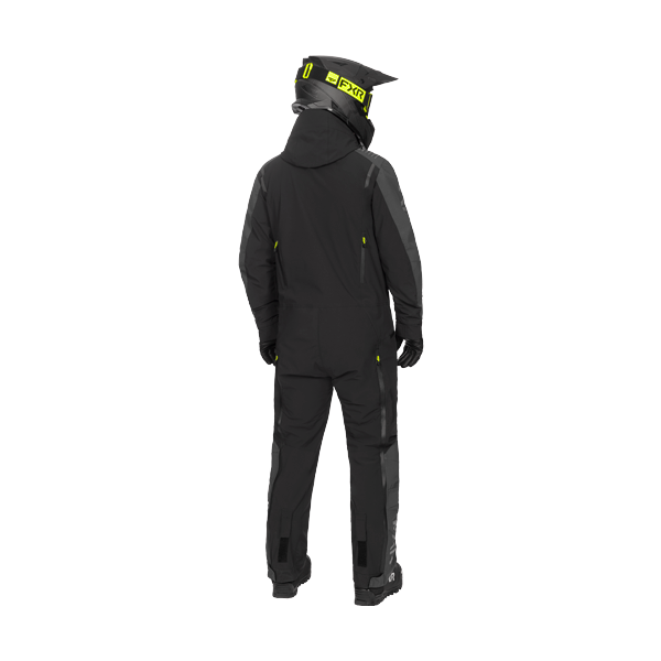 Ensemble de Motoneige Vertical MTX Lite/FXR/Noir Hi-viz, de dos