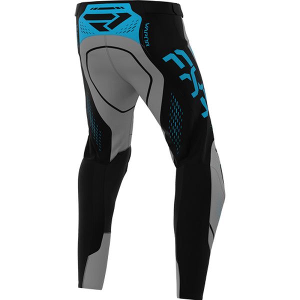 Pantalon de Motocross Vapor Air MX 26.5 Junior Gris/Bleu, de dos