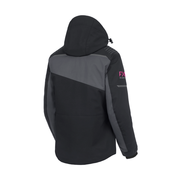 Manteau de Motoneige Edge 2-in-1 Femme/FXR/noir gris; de dos