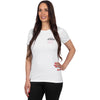 T-Shirt Worldwide Premium Femme Blanc, de face