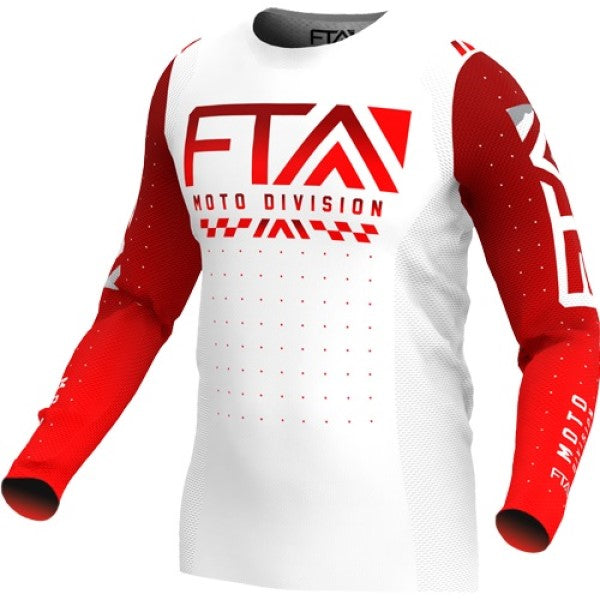 Chandail de Motocross Stylz Moto Blanc/Rouge