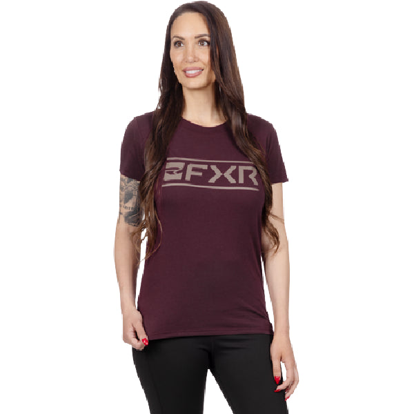 T-Shirt Victory Premium Femme Mauve, de face
