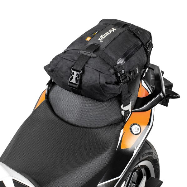 Sac Imperméable de Moto US-5 Noir attaché derrière le siège