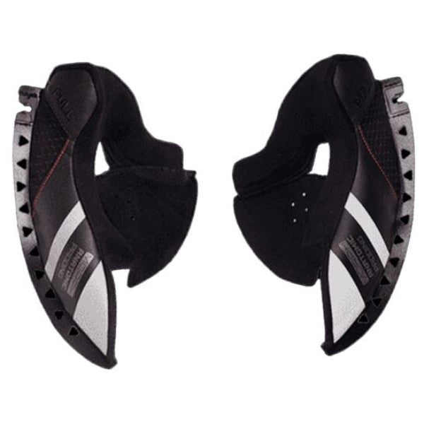 Coussinets de Joue de Casque de Moto Citation II Mince Noir