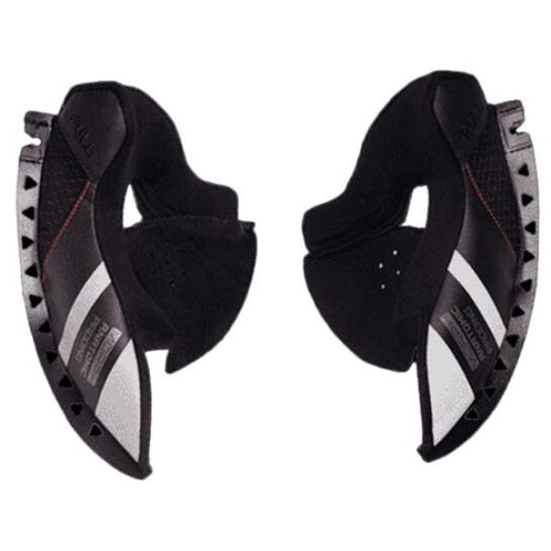 Coussinets de Joue de Casque de Moto Citation II Mince Noir