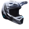 Casque de Motocross V1 Clutch/Fox, de profil