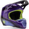 Casque de Motocross V1 Interfere Noir/Bleu incliné de gauche