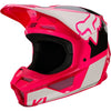 Casque de Motocross V1 REVN Rose, côté gauche