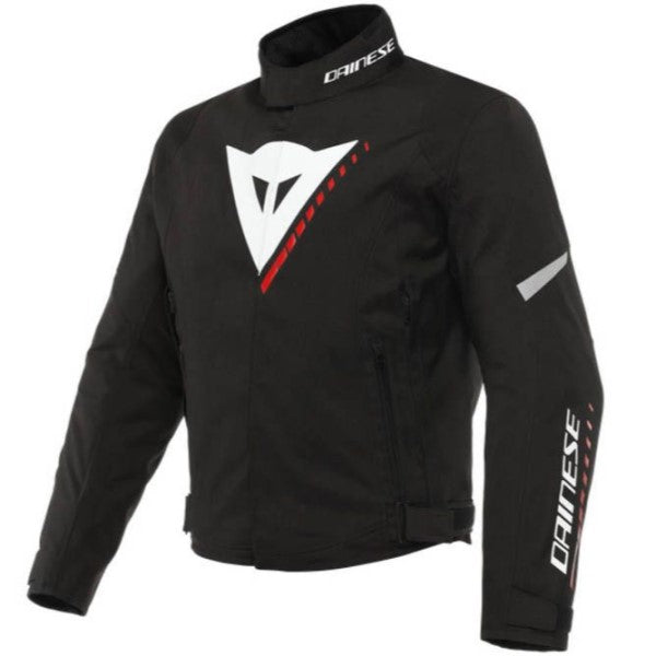 Manteau de Moto Dainese Veloce D-Dry Noir Blanc Rouge 