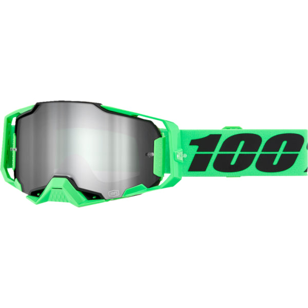 Lunettes de Motocross Armega Lentille Miroir 100% vert