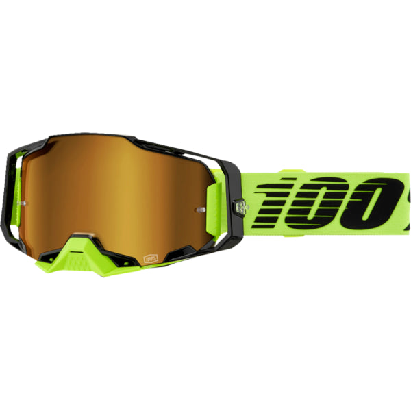 Lunettes de Motocross Armega Lentille Miroir Vert