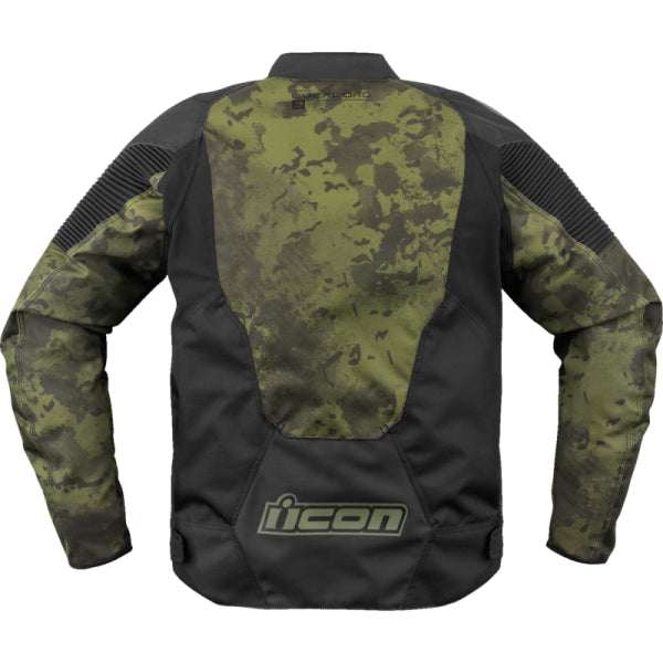 Manteau de Moto Overlord 3 Magnacross Icon vert camo, dos