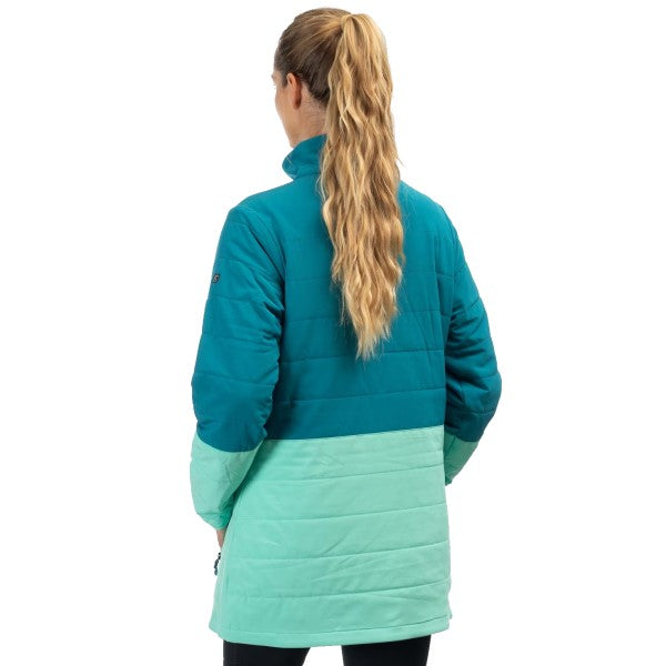 Coton Ouaté Soteria Insulated Femme Klim vert, de dos