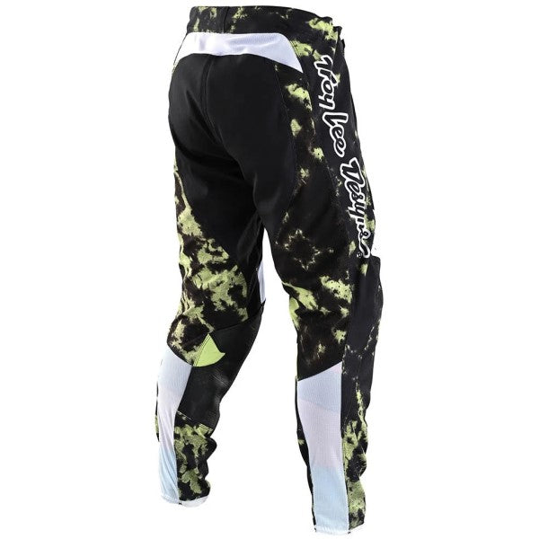 Pantalon de Motocross SE Pro Dyeno Troy Lee Designs vert, de dos