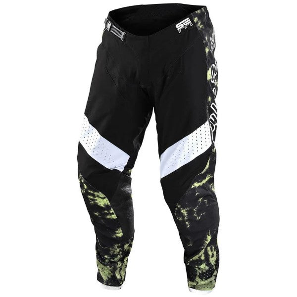 Pantalon de Motocross SE Pro Dyeno Troy Lee Designs vert, de face