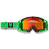 Lunette de Motocross Airspace Drive Fox vert, de face