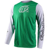 Chandail de Motocross GP Pro Icon Troy Lee Designs vert et blanc, de face